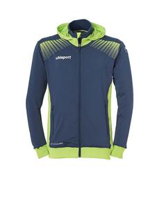 Uhlsport Goal Tec Kapuzenjacke Trainingsjacke Herren schwarzgelb