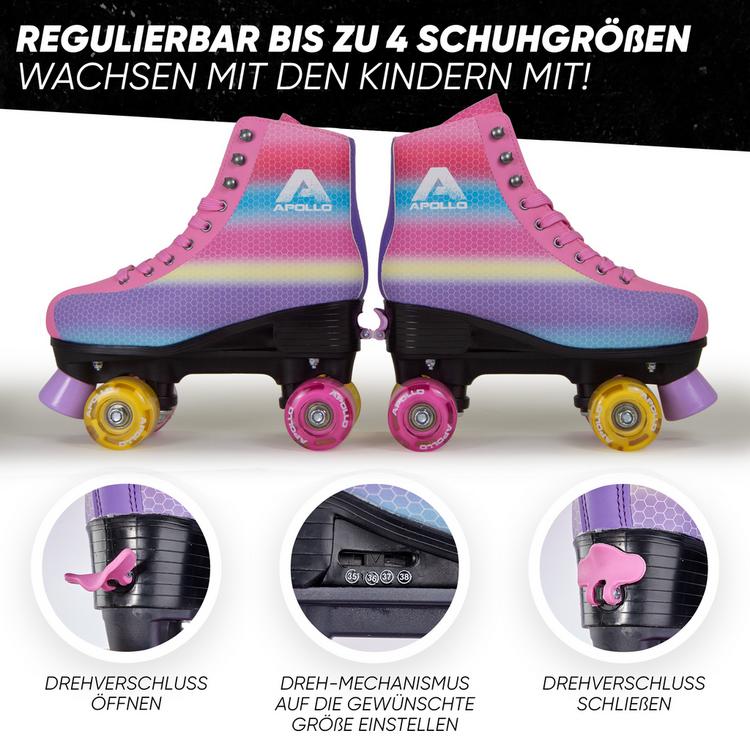 Apollo Apollo Classic Roller Retro Rollschuhe - dancingqueen-led - 1 | SportScheck