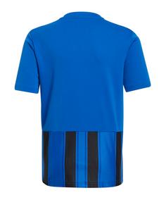 Rückansicht von adidas Striped 21 Trikot kurzarm Fußballtrikot blau