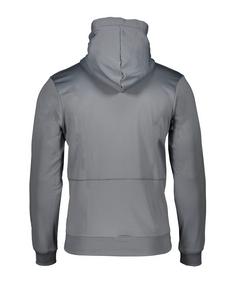 Rückansicht von Nike F.C. Fleece Hoody Sweatshirt Herren grauweissschwarz