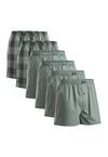 DANISH ENDURANCE American Boxers Unterhose Herren - green/stripes mix