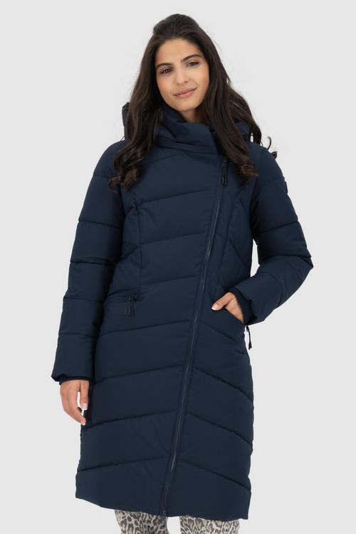 Rückansicht von ALIFE AND KICKIN NimaAK A Winterjacke Damen marine