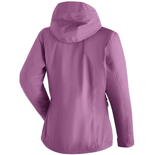 Rückansicht von Maier Sports MetorThermRec Softshelljacke Damen Dunkelrot429