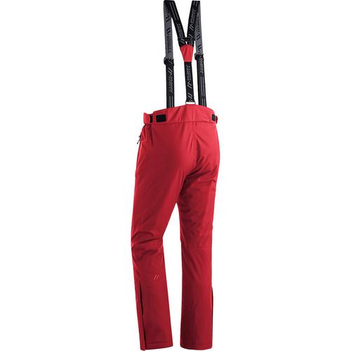 Rückansicht von Maier Sports JOSCHA Skihose Herren Rot4584