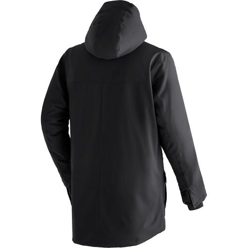 Rückansicht von Maier Sports SENNE Softshelljacke Herren Schwarz01100