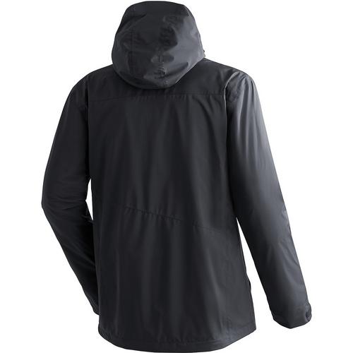 Rückansicht von Maier Sports Metor 3in1 M Funktionsjacke Herren Schwarz01100