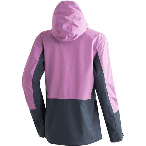 Rückansicht von Maier Sports Lindon Softshelljacke Damen Beere3817