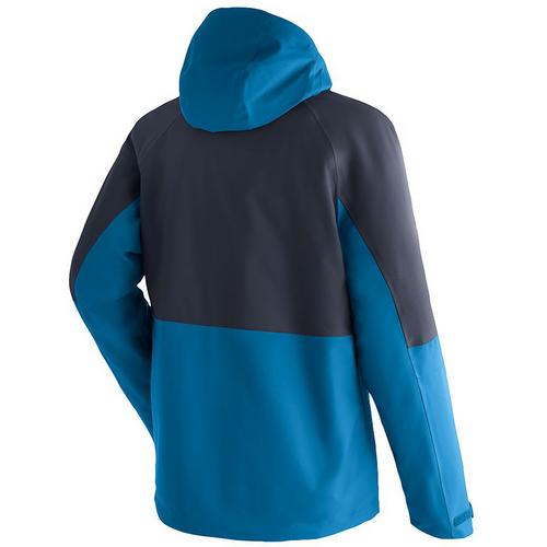 Rückansicht von Maier Sports Metor Softshelljacke Herren Blau3033