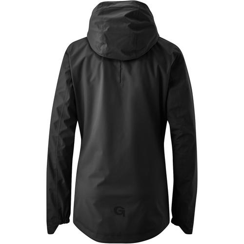 Rückansicht von Gonso SAVE Essential Regenjacke Damen Schwarz01100