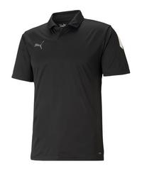 PUMA teamLIGA Sideline Polo Poloshirt Herren - schwarzweiss