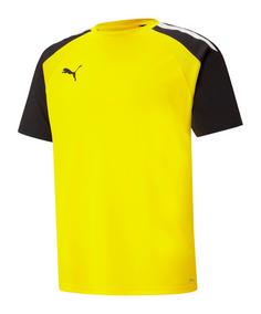 PUMA teamPacer Trikot Fußballtrikot Herren gelbschwarz