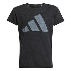 adidas Essentials Kids T-Shirt Funktionsshirt Kinder Black / White