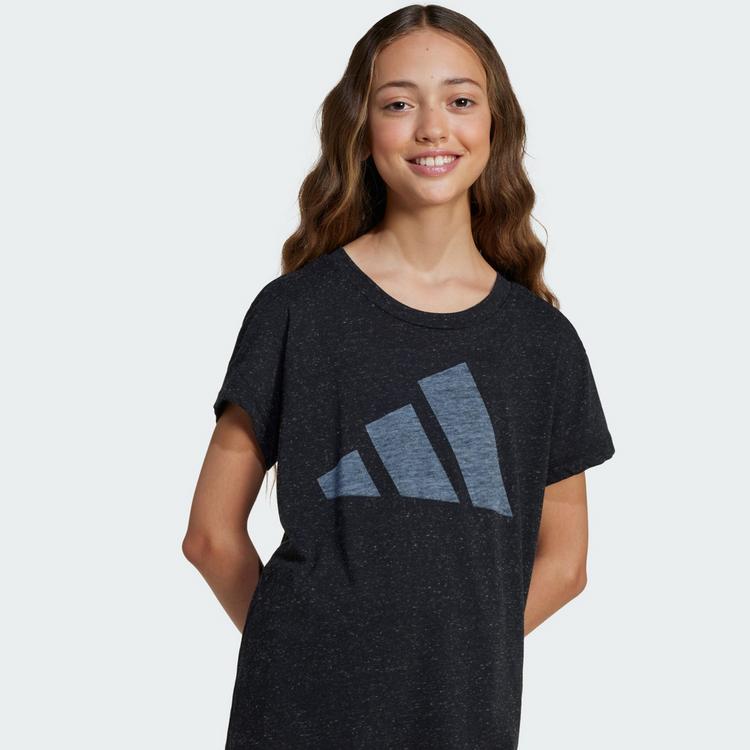 adidas adidas Essentials Kids T-Shirt Funktionsshirt Kinder - Black / White - 0 | SportScheck