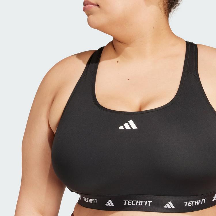 adidas adidas TECHFIT Sport-BH &ndash; Gro&szlig;e Gr&ouml;&szlig;en BH Damen - Black - 2 | SportScheck