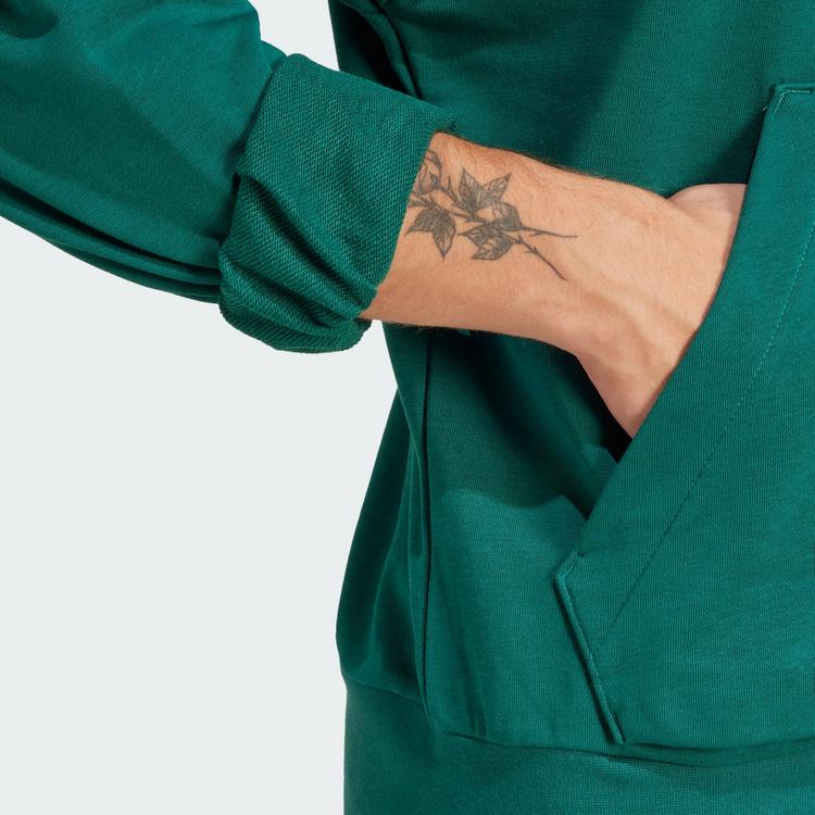 adidas adidas Essentials Feelcozy French Terry Hoodie Hoodie Herren - Collegiate Green / Black - 0 | SportScheck