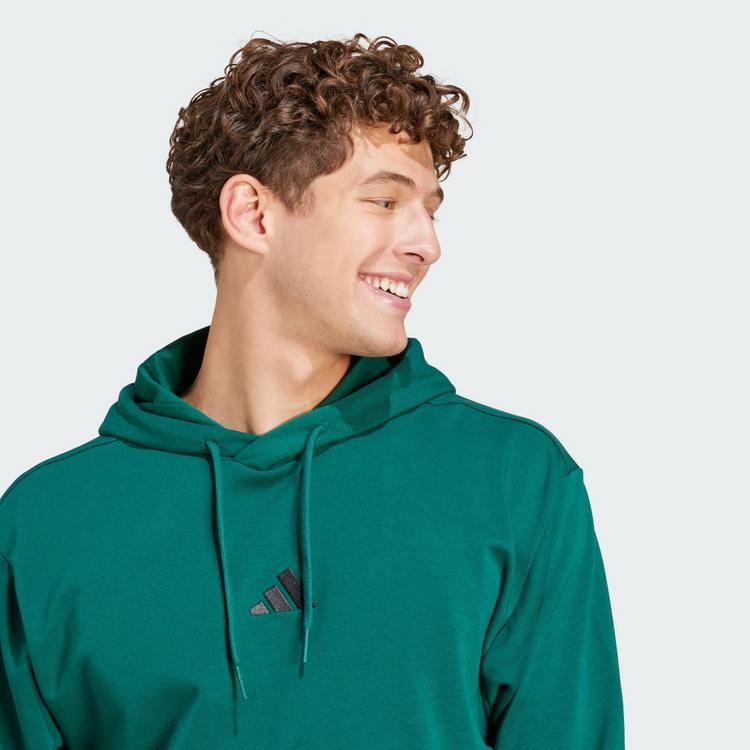 adidas adidas Essentials Feelcozy French Terry Hoodie Hoodie Herren - Collegiate Green / Black - 1 | SportScheck