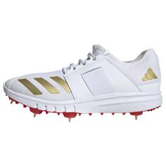 adidas Howzat Spike 20 Schuh Multifunktionsschuhe Cloud White / Gold Metallic / Pure Ruby