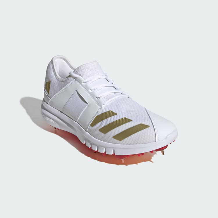 adidas adidas Howzat Spike 20 Schuh Multifunktionsschuhe Herren - Cloud White / Gold Metallic / Pure Ruby - 3 | SportScheck