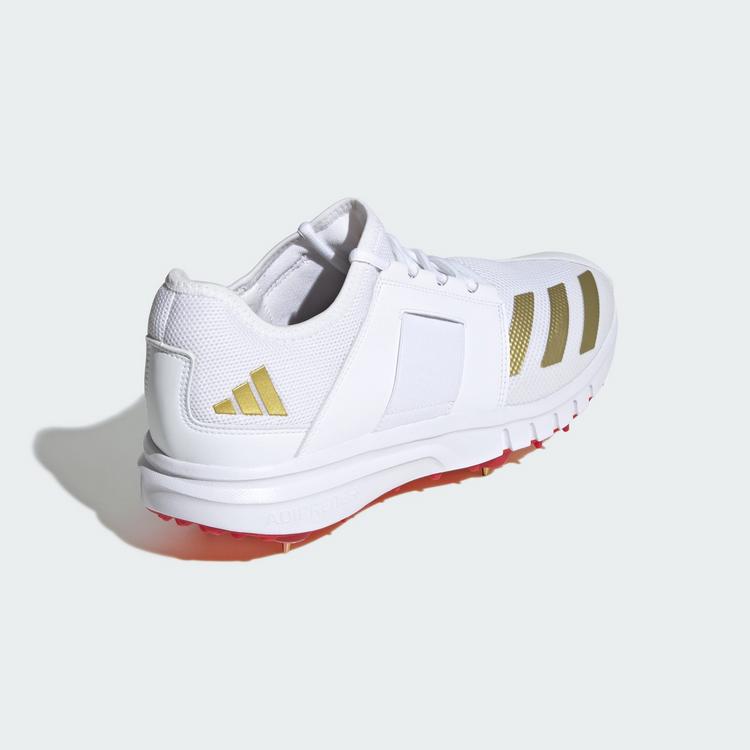 adidas adidas Howzat Spike 20 Schuh Multifunktionsschuhe Herren - Cloud White / Gold Metallic / Pure Ruby - 4 | SportScheck
