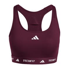 adidas TECHFIT Sport-BH Sport-BH Damen Aurora Ruby / Brown