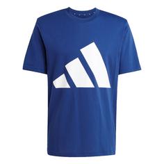 adidas Essentials Big Logo T-Shirt T-Shirt Herren Dark Blue / White