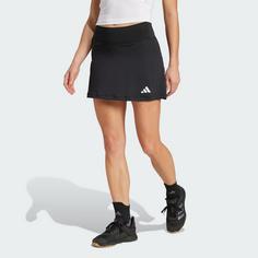 Rückansicht von adidas Optime Integrated Bike Shorts Skort Sportrock Damen Black