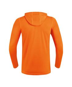 Rückansicht von JAKO Run 2.0 Kapuzenjacke Kids Laufjacke Kinder Orange