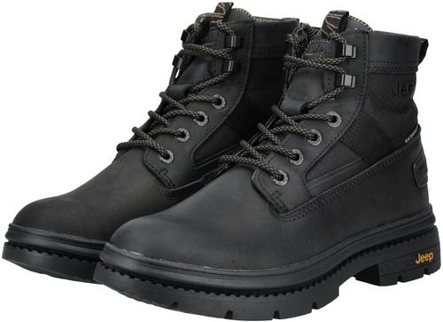 Rückansicht von JEEP Stiefelette Stiefel Herren Schwarz