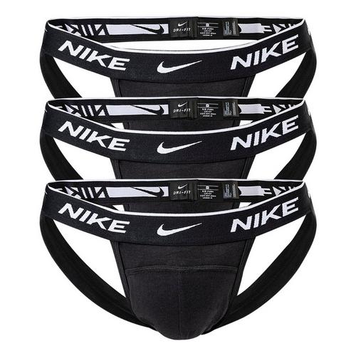 Rückansicht von Nike Jockstrap String Herren Schwarz