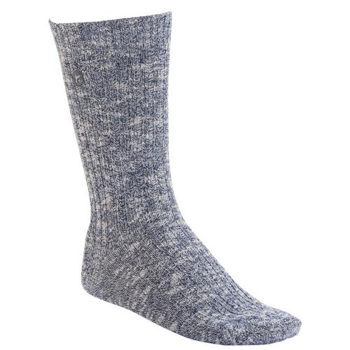 Rückansicht von Birkenstock Socken Freizeitsocken Herren Blau/Weiß