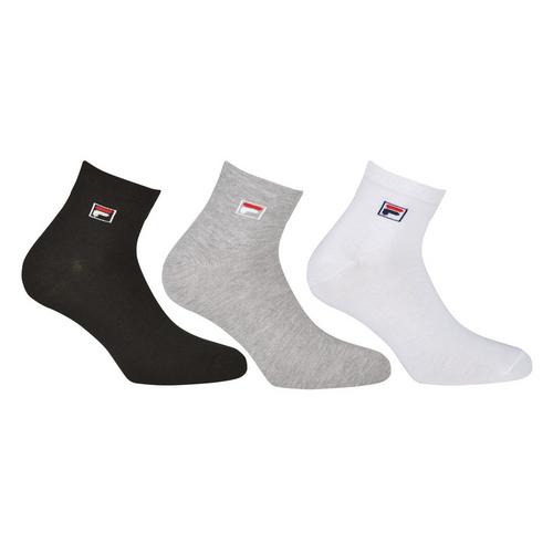 Rückansicht von FILA Socken Freizeitsocken Schwarz/Weiß/Grau