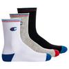 CHAMPION Socken Socken - Wei&szlig;/Grau/Schwarz
