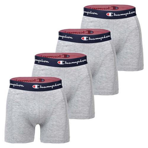 Rückansicht von CHAMPION Boxershort Hipster Herren Hellgrau meliert