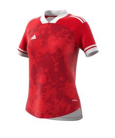 adidas Condivo 20 Trikot kurzarm Damen Fußballtrikot Damen rotweiss