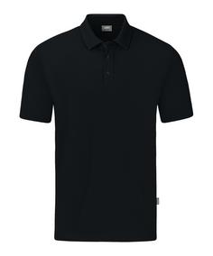 JAKO Organic Poloshirt Stretch Poloshirt Herren schwarz