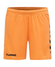 Rückansicht von hummel Core GK Torwarttrikotset Kids Fußballtrikot Kinder orange