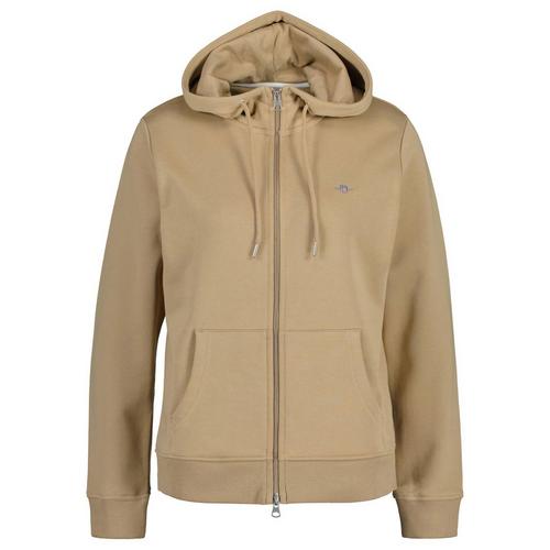 Rückansicht von GANT Sweatjacke Sweatjacke Damen Khaki