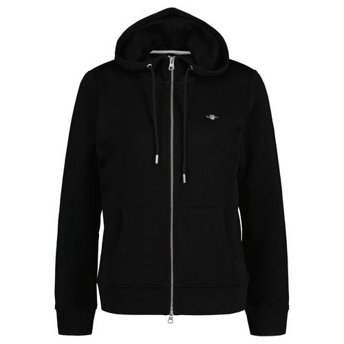 Rückansicht von GANT Sweatjacke Sweatjacke Damen Schwarz