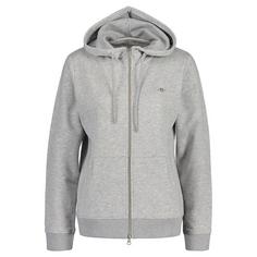 GANT Sweatjacke Sweatjacke Damen Hellgrau