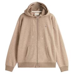 GANT Sweatjacke Sweatjacke Damen Hellbraun