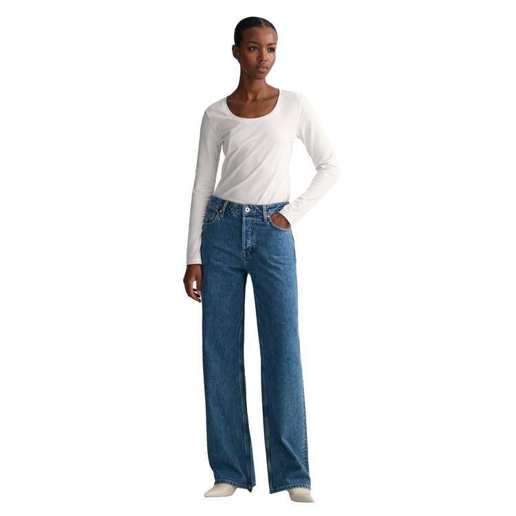 GANT GANT Longsleeve T-Shirt Damen - Wei&szlig; - 3 | SportScheck