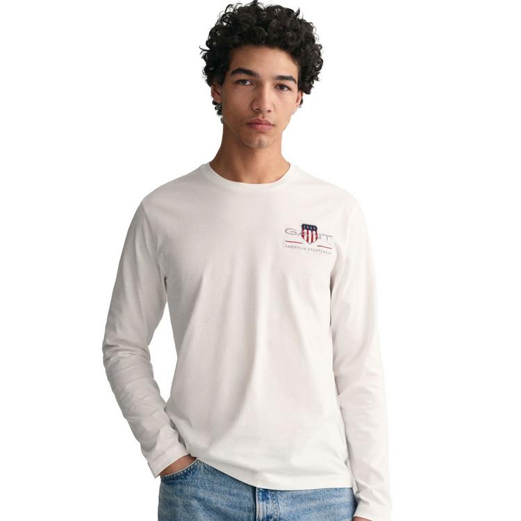 GANT GANT Longsleeve T-Shirt Herren - Wei&szlig; - 0 | SportScheck