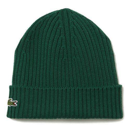 Rückansicht von Lacoste Mütze Beanie Grün