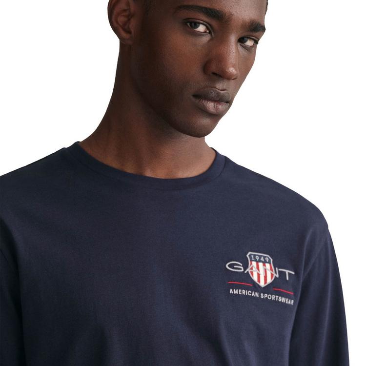 GANT GANT Longsleeve T-Shirt Herren - Blau - 2 | SportScheck