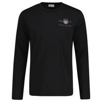 GANT Longsleeve T-Shirt Herren - Schwarz