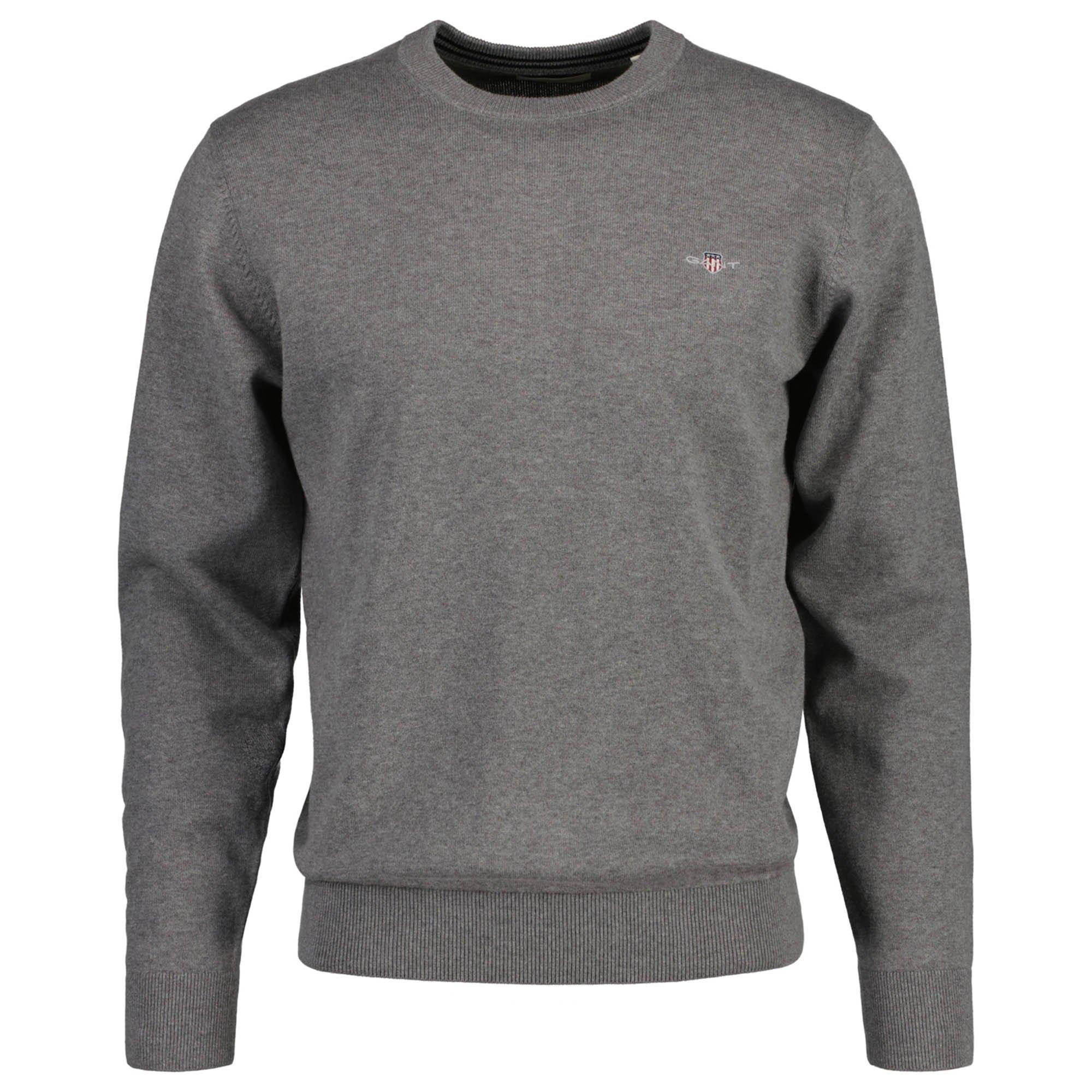 GANT Strickpullover Strickpullover Herren - Grau