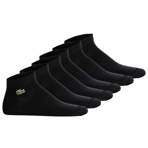 Rückansicht von Lacoste Socken Freizeitsocken Schwarz