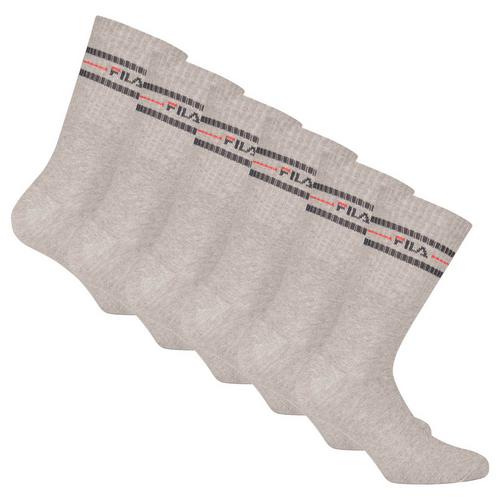 Rückansicht von FILA Socken Freizeitsocken Grau