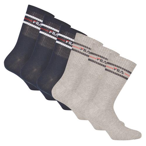 Rückansicht von FILA Socken Freizeitsocken Blau/Grau