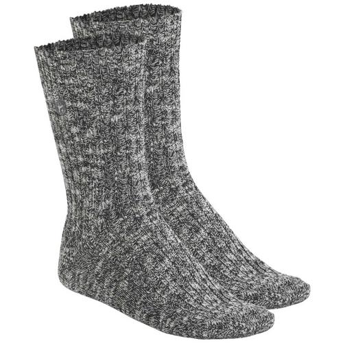 Rückansicht von Birkenstock Socken Freizeitsocken Herren Schwarz/Grau